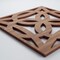 Ekena Millwork Small Baytown Decorative Fretwork Wood Wall Panels, Walnut, 11 3/8"W x 11 3/8"H x 3/8"T WALW12X12X0375BYTWA - alternate 3